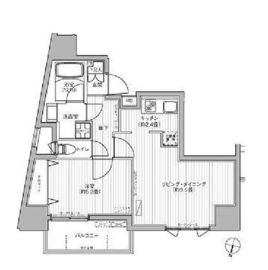 カーサラスク目白台 404 間取り図