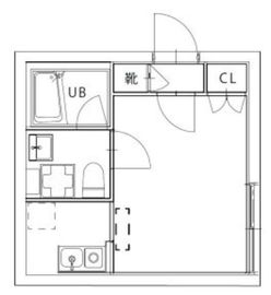 ルーデンス日暮里 402 間取り図