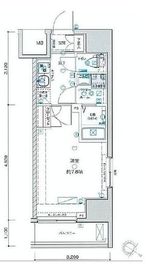 ジェノヴィア浅草4スカイガーデン 7階 間取り図