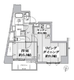 カーサラスク目白台 804 間取り図