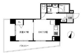 西麻布ホームズ 2階 間取り図