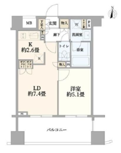 プライア渋谷 3階 間取り図