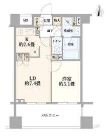 プライア渋谷 3階 間取り図