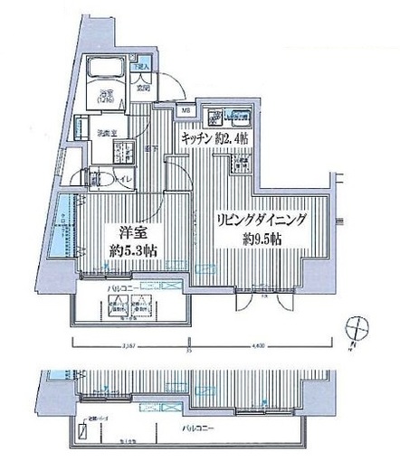 カーサラスク目白台 904 間取り図