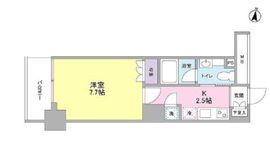 ディアレンス池上南WEST 407 間取り図