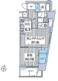 カーサラスク目白台 1002 間取り図