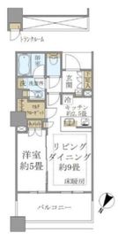 ブリリア有明スカイタワー 13階 間取り図