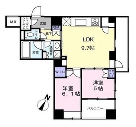 セルアージュ横濱関内エリーゼ 9階 間取り図