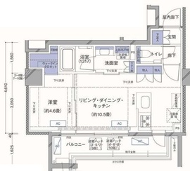 ラティエラ横濱大通り公園 508 間取り図