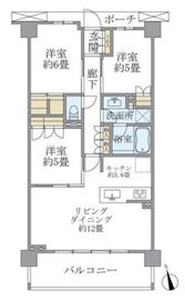 ブリリア小金井桜町 8階 間取り図