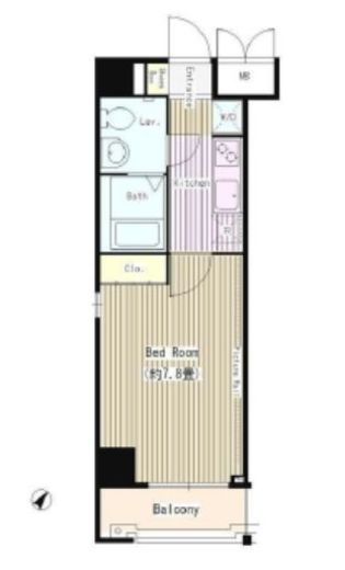 ハイトサーブル川崎 901 間取り図