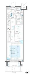 ZOOM新宿御苑前 608 間取り図