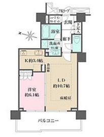 ザ・ヨコハマタワーズ タワーウエスト 4階 間取り図
