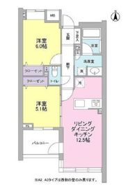デュエット北千住マキア 103 間取り図