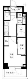 アーバンパーク高井戸 407 間取り図