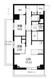 アーバンパーク高井戸 409 間取り図