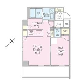 ビィ・フォルマ尾久 404 間取り図