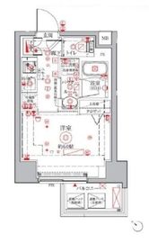 クレイシアIDZ横浜桜木町 5階 間取り図