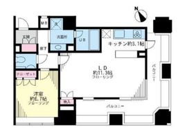 ルネ新宿御苑タワー 2005 間取り図