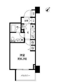 ルクレ日本橋馬喰町 409 間取り図