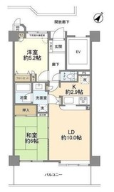 ガーデンシティ三ツ沢公園 5階 間取り図