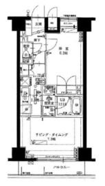 アルカンシエル横浜山下公園 6階 間取り図