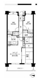 KS桜川 1階 間取り図