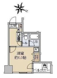 サンパティーク日本橋三越前 5階 間取り図