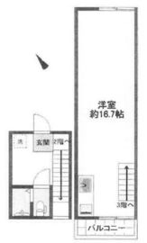 F・S南青山 3階 間取り図