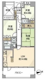 エアーズシティアクアコート 7階 間取り図