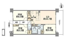 シティテラス国立 2階 間取り図