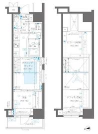ZOOM新宿御苑前 1409 間取り図