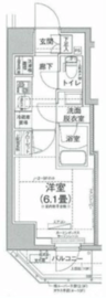 ティモーネ横浜サウス 8階 間取り図