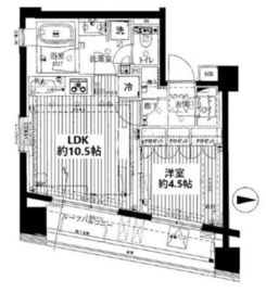 イニシアイオ目黒学芸大学 5階 間取り図