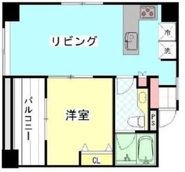 ヴィーナスヴァーゴ横濱 9階 間取り図