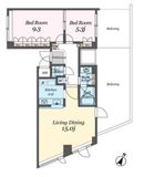 パシフィックレジデンス目黒本町 602 間取り図