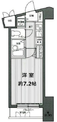 グランド・ガーラ渋谷 11階 間取り図