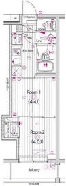 ガーラ元住吉グランドステージ 5階 間取り図