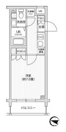 レジディア笹塚2 314 間取り図