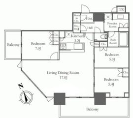 THE TOWER JUJO (ザ・タワー十条) 10階 間取り図