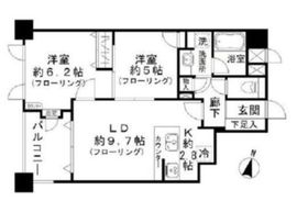 グランシティ日本橋人形町 8階 間取り図