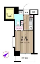 パレステュディオ銀座 3階 間取り図