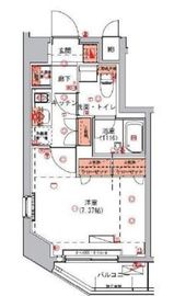 ハーモニーレジデンス森下#001 3階 間取り図
