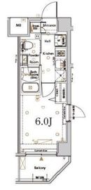 Log横浜伊勢町 (ログ横浜伊勢町) 6階 間取り図