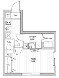 コンポジット渋谷本町 407 間取り図