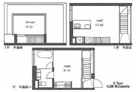 杜山邸 106 間取り図