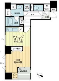 ブロードシティ東京 5階 間取り図