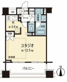 プライア渋谷 17階 間取り図