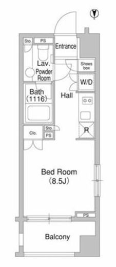 コンフォリア大森DEUX 201 間取り図