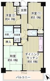 ジョイム奥沢 202 間取り図
